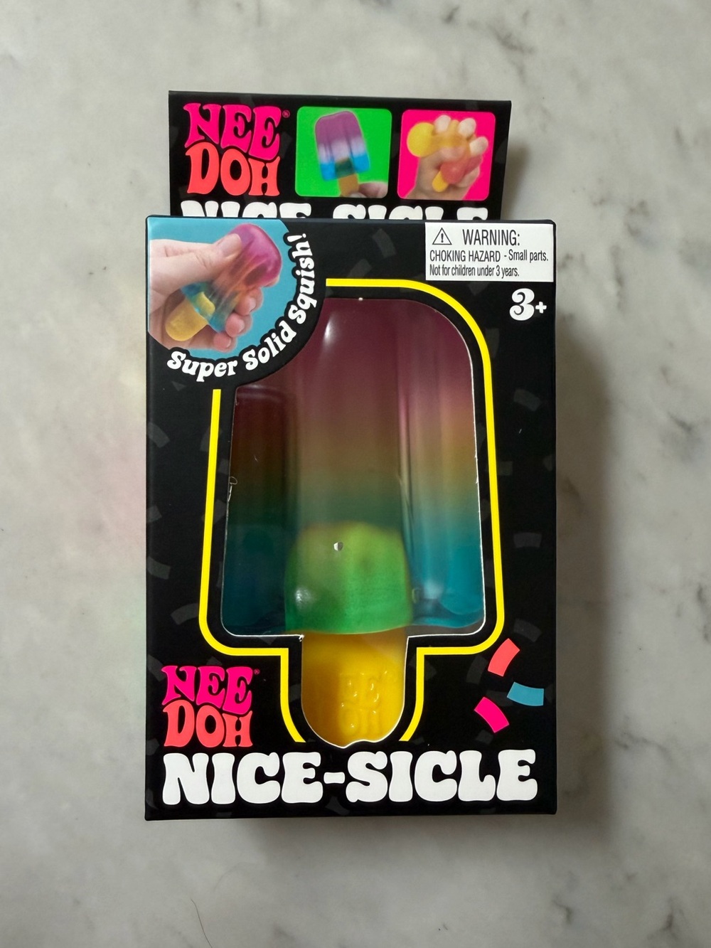 NeeDoh Nice-Sicle Rainbow Popsicle Squishy